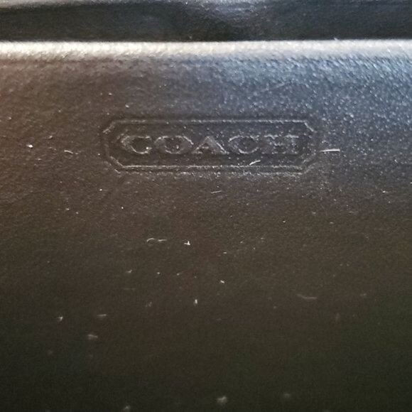 COACH Wallet Hampton Signature C Black Jacquard Leather Trim WOMEN'S WOMAN'S - Picture 10 of 16